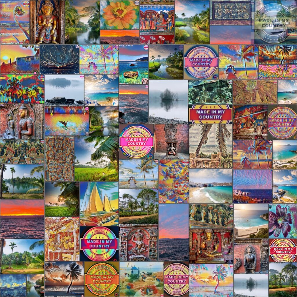 MadeinMycountry presents: Unique NFT art from the world’s largest site network of its kind!!